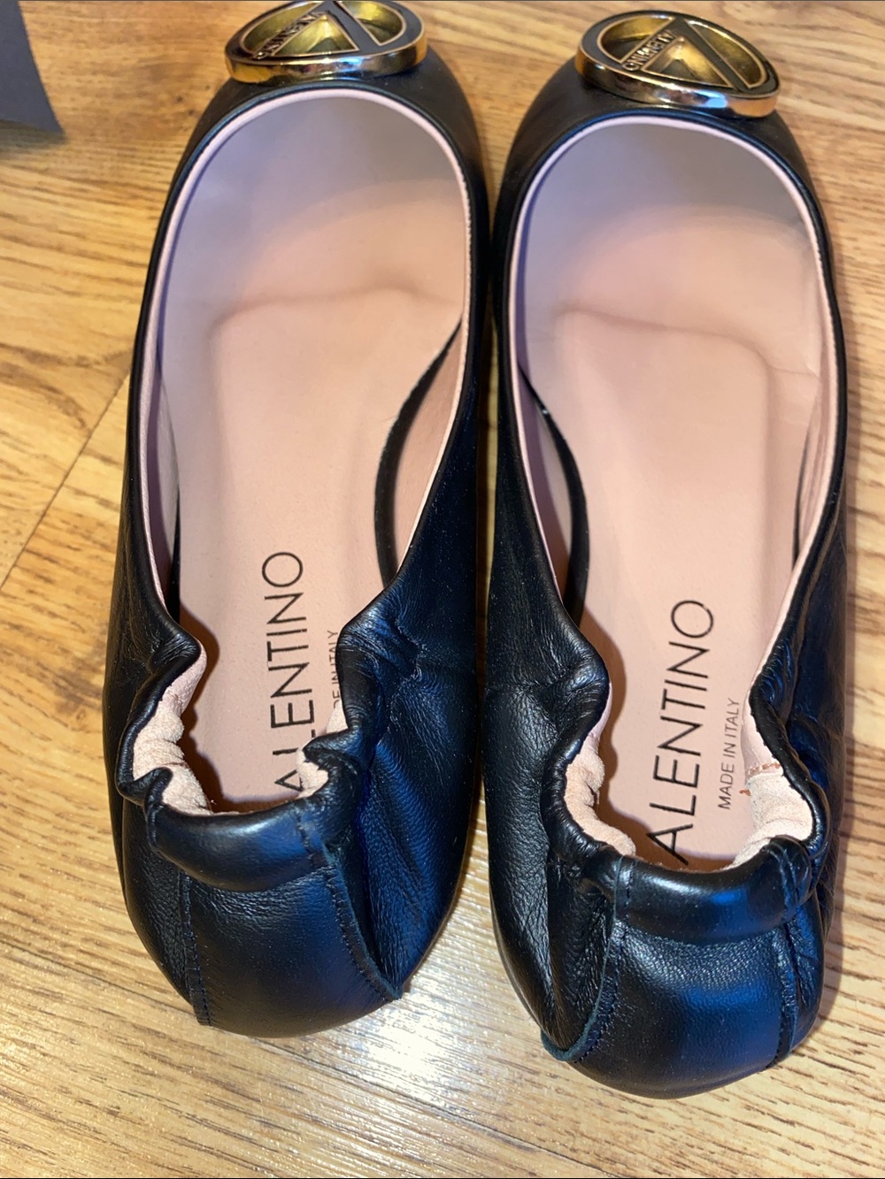 Valentino Calliope Black leather ballet flats - Picture 3 of 7